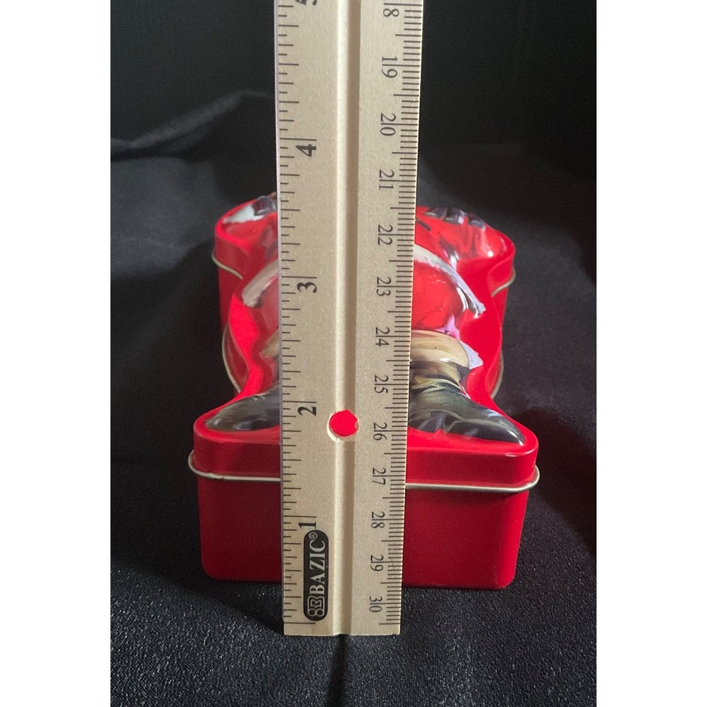 LOT 2 CHRISTMAS COLLECTIBLE TIN BOXES SANTA COKE TIN, M&M'S REINDEER HOLIDAY TIN - Picture 5 of 7